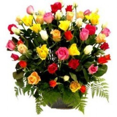 Arrangement of 50 mix roses