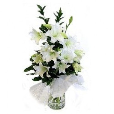 White lilies