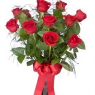 1 dozen roses bouquet