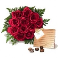 Roses and chocolates
