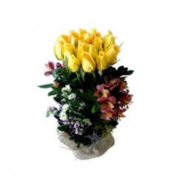 Arrangement of 24 roses