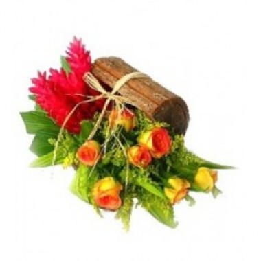 Baul with roses