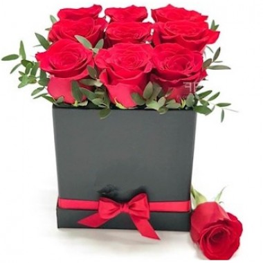 Box of 9 Roses