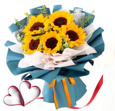 Sunflowers for Valentine's day