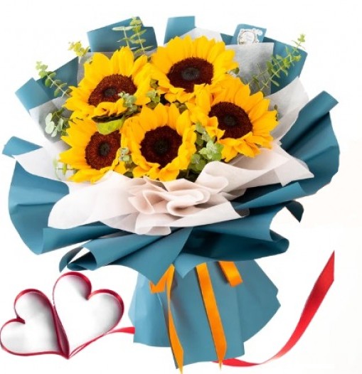 Sunflowers for Valentine's day